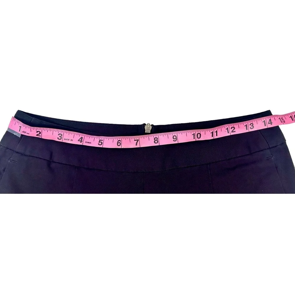 Lululemon Womens Straight Leg Black Pant SIze 8 CA 35801 RN 106259- Zips In Back